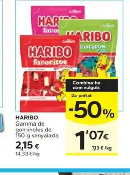 Caprabo HARIBO Gamma de gominoles oferta