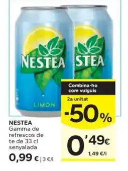 Caprabo NESTEA Gamma de refrescos de te oferta