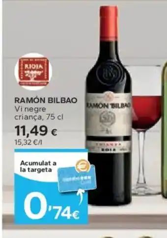 Caprabo RAMÓN BILBAO Vi negre criança oferta