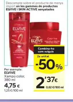 Caprabo ELVIVE Xampú color oferta