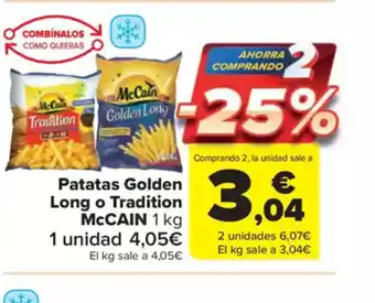 Carrefour Market McCAIN Patatas golden long o tradition oferta