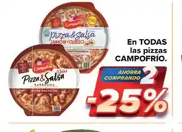 Carrefour Market CAMPOFRÍO En TODAS las pizzas oferta