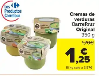 Carrefour Market Cremas de verduras Carrefour Original oferta