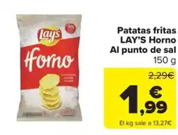 Carrefour Market LAY'S Patatas fritas Horno Al punto de sal oferta