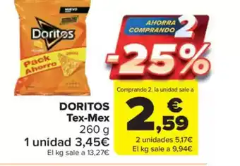 Carrefour Market DORITOS Tex-Mex oferta