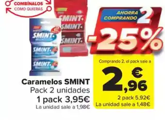 Carrefour Market SMINT Caramelos oferta