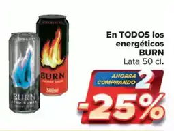 Carrefour Market BURN En TODOS los energéticos oferta