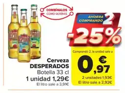 Carrefour Market DESPERADOS Cerveza oferta