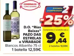 Carrefour Market PAZO DAS ESTRELAS D.O. Rías Baixas oferta