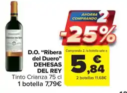 Carrefour Market DEHESAS DEl REY D.O. Ribera del Duero oferta