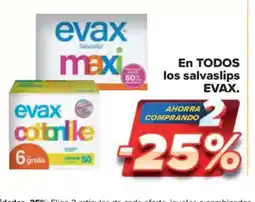 Carrefour Market EVAX En TODOS los salvaslips oferta