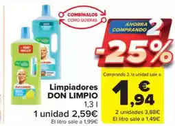 Carrefour Market DON LIMPIO Limpiadores oferta