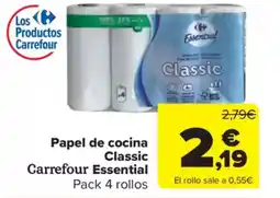 Carrefour Market Papel de cocina Classic Carrefour Essential oferta