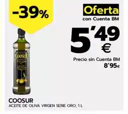 BM Supermercados COOSUR Aceite de oliva virgen serie oro oferta