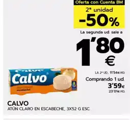 BM Supermercados CALVO Atún claro en escabeche oferta