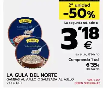 BM Supermercados LA GULA DEL NORTE Gambas al ajillo o salteada al ajillo oferta