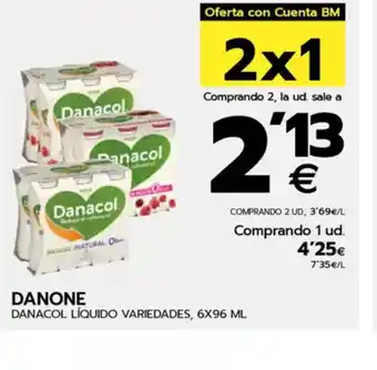 BM Supermercados DANONE Danacol líquido variedades oferta