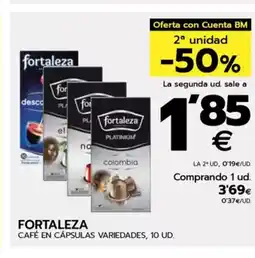 BM Supermercados FORTALEZA Café en cápsulas variedades oferta