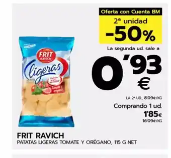 BM Supermercados FRIT RAVICH Patatas ligeras tomate y oregano oferta