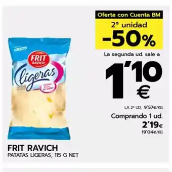 BM Supermercados FRIT RAVICH Patatas ligeras oferta