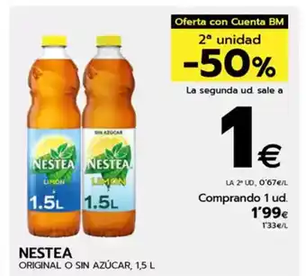 BM Supermercados NESTEA Original o sin azúcar oferta