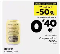 BM Supermercados KELER Cerveza oferta