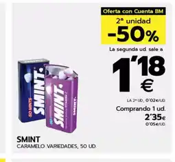 BM Supermercados SMINT Caramelo variedades oferta