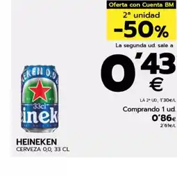 BM Supermercados HEINEKEN Cerveza oferta