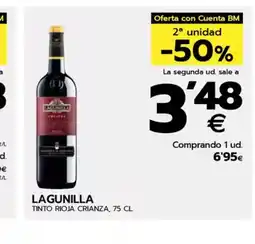 BM Supermercados LAGUNILLA Tinto rioja crianza oferta