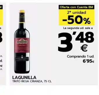 BM Supermercados LAGUNILLA Tinto rioja crianza oferta