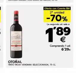 BM Supermercados OTOÑAL Tinto rioja vendimia seleccionada oferta