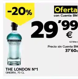 BM Supermercados THE LONDON Nº1 Ginebra oferta