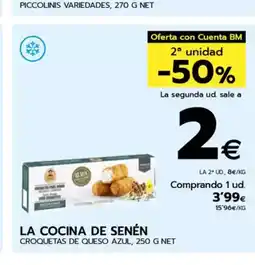 BM Supermercados LA COCINA DE SENÉN Croquetas de queso azul oferta