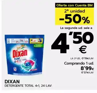 BM Supermercados DIXAN Detergente total oferta