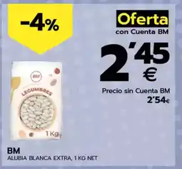 BM Supermercados BM Alubia blanca extra oferta