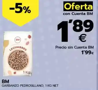 BM Supermercados BM Garbanzo pedrosillano oferta