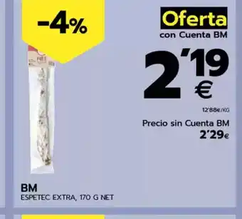 BM Supermercados BM Espetec extra oferta