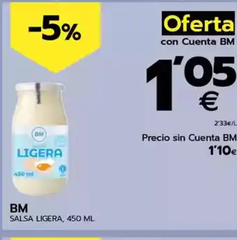 BM Supermercados LIGERA Salsa ligera oferta