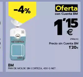 BM Supermercados BM  de molde sin corteza oferta