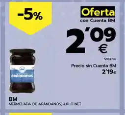 BM Supermercados BM Mermelada de arándanos oferta