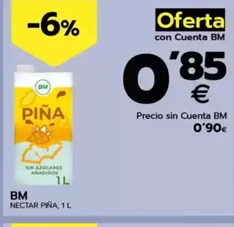 BM Supermercados BM nectar piña oferta