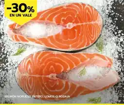 BM Supermercados Salmón noruego entero, lomos o rodaja oferta