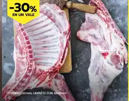 BM Supermercados Cordero lechal limpio o con asadura oferta