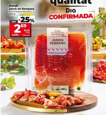 Dia Pernil serrà en llenques oferta