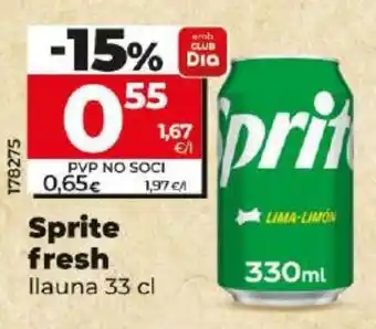 Dia SPRITE fresh oferta