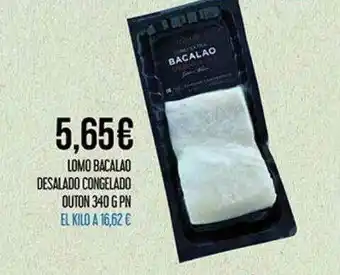 Claudio Lomo Bacalao Desalado Congelado Outon Pn oferta