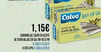 Claudio Sardinillas Calvo En Aceite De Oliva Bajas En Sal Rr-85 G Pn O 120 G Pn oferta