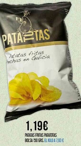 Claudio Patatas Fritas Patatotas Bolsa oferta