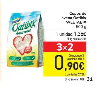 Carrefour Weetabix Copos de avena Oatibix 500g oferta