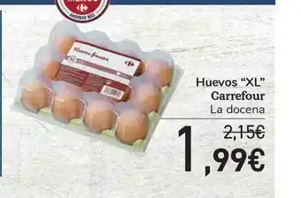 Carrefour Carrefour Huevos XL La docena oferta